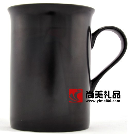 黑色骨瓷变色杯