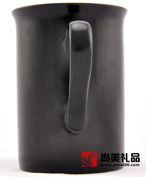 黑色骨瓷变色杯