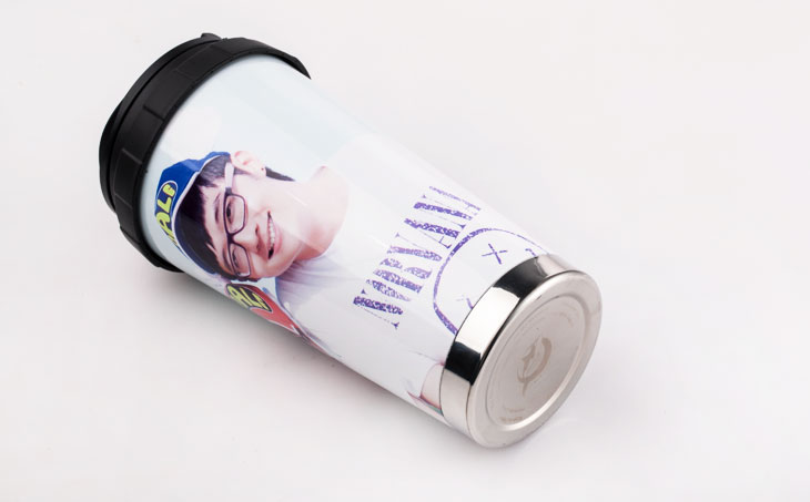 锥形照片保温杯定制
