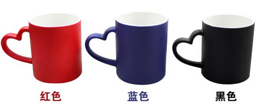 桃心照片变色杯定制