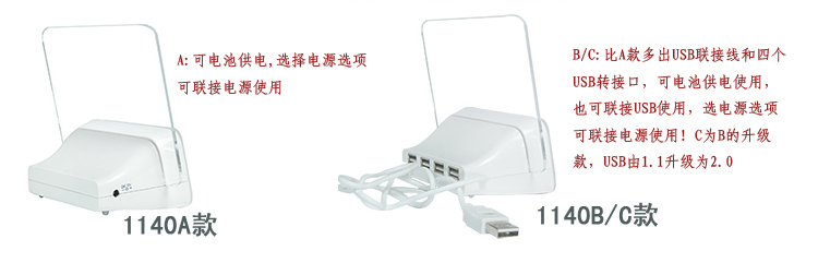 USB时钟留言板
